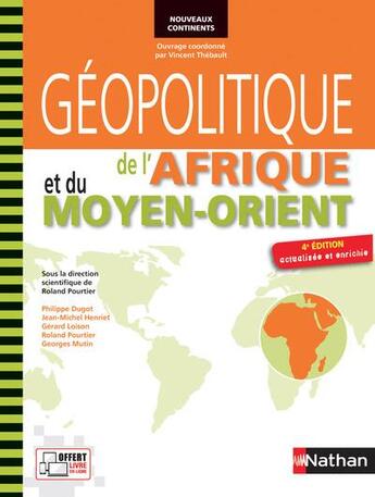 Couverture du livre « Géopolitique de l'Afrique et du Moyen Orient (4e édition) » de  aux éditions Nathan