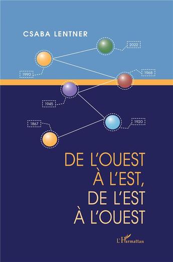 Couverture du livre « De l'ouest à l'est, de l'est à l'ouest » de Csaba Lentner aux éditions L'harmattan