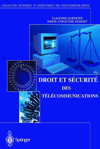 Couverture du livre « Droit et sécurité des télécommunications » de Claudine Guerrier aux éditions Springer