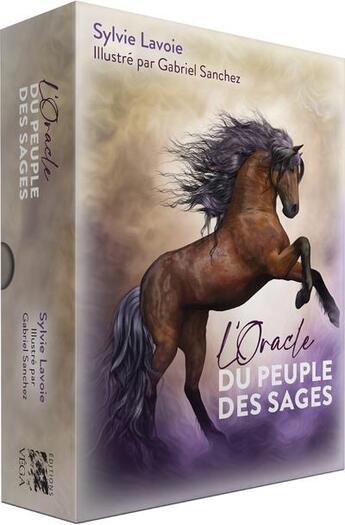 Couverture du livre « L'oracle du peuple des sages » de Sylvie Lavoie et Gabriel Sanchez aux éditions Vega