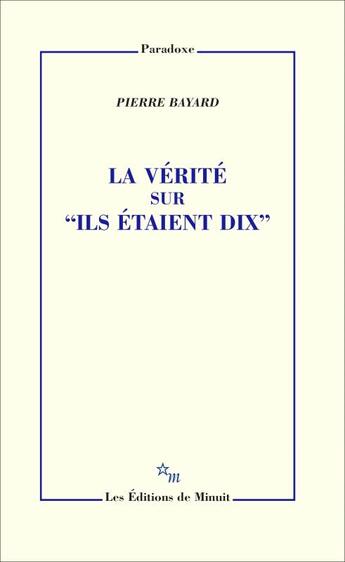 Couverture du livre « La vérité sur 