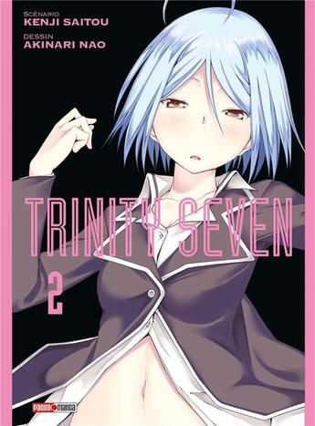 Couverture du livre « Trinity Seven Tome 2 » de Kenji Saito et Akinari Nao aux éditions Panini