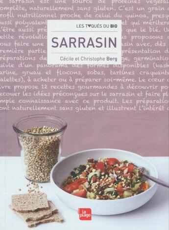 Couverture du livre « Sarrasin » de Christophe Berg et Cecile Berg aux éditions La Plage