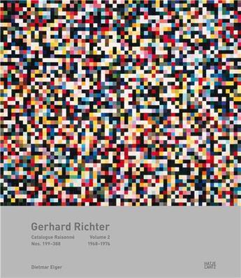 Couverture du livre « Gerhard Richter, catalogue raisonné t.2 : 1968-1976 » de Dietmar Elger aux éditions Hatje Cantz