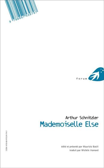 Couverture du livre « Mademoiselle Else ; Fräulein Else » de Arthur Schnitzler aux éditions Portaparole