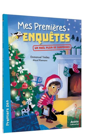 Couverture du livre « Mes premières enquêtes Tome 16 : un Noël plein de surprises » de Emmanuel Tredez et Maud Riemann aux éditions Auzou