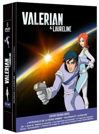 Couverture du livre « Valerian - coffret 6 dvd + bd » de Mezieres/Christin aux éditions Citel Bd