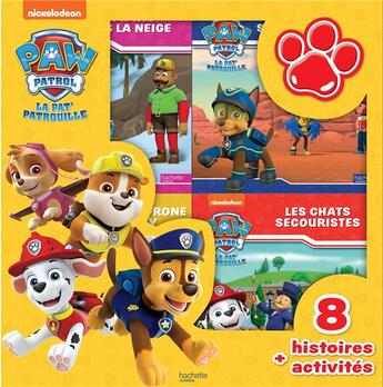 Couverture du livre « La Pat'Patrouille ; coffret 8 livres » de  aux éditions Hachette Jeunesse