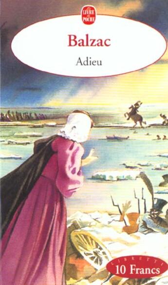 Couverture du livre « Adieu ! » de Honoré De Balzac aux éditions Le Livre De Poche