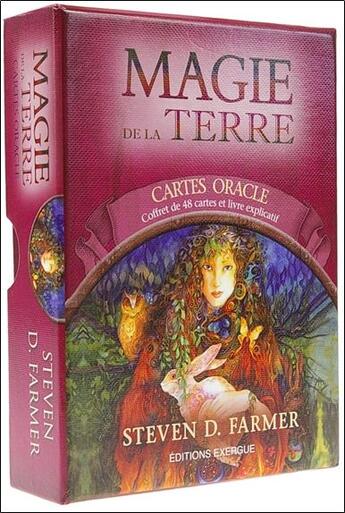 Couverture du livre « Magie de la terre ; coffret » de Steven D. Farmer aux éditions Exergue