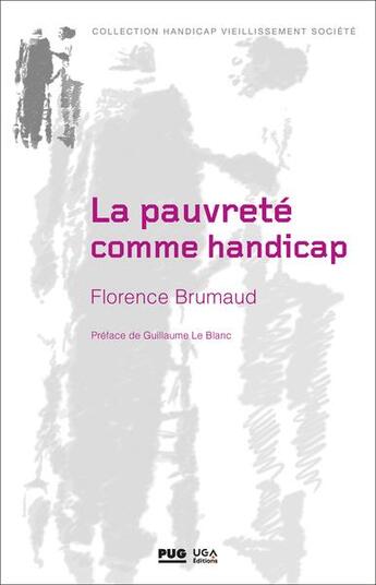 Couverture du livre « La pauvreté comme handicap » de Florence Brumaud aux éditions Pu De Grenoble