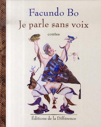 Couverture du livre « Je parle sans voix » de Facundo Bo aux éditions La Difference