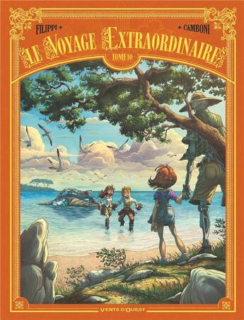 Couverture du livre « Le voyage extraordinaire Tome 10 : Voyage au centre des terres Partie 1 » de Denis-Pierre Filippi et Silvio Camboni aux éditions Vents D'ouest