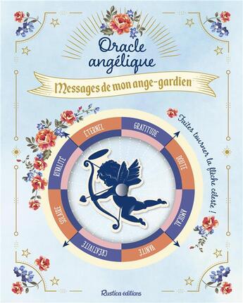 Couverture du livre « Oracle angélique ; messages de mon ange-gardien » de Caroline Coldefy aux éditions Rustica