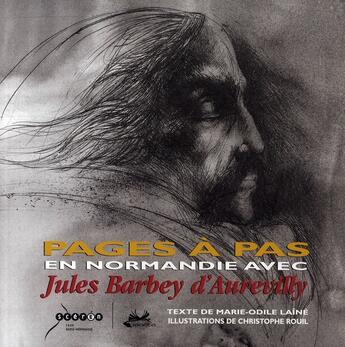 Couverture du livre « Pages à pages en Normandie avec Barbey d'Aurevilly » de Laine aux éditions Isoete