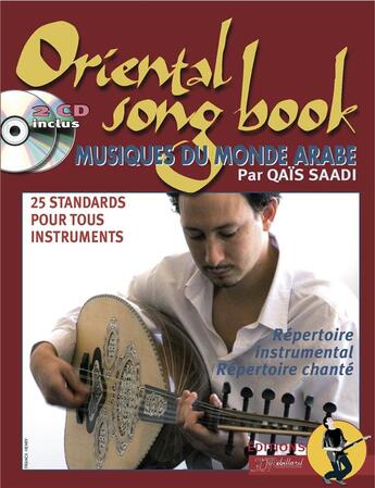 Couverture du livre « Oriental songbook livre + 2 cd » de Saadi Qais aux éditions Jj Rebillard