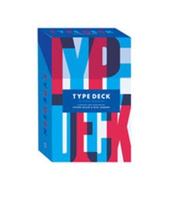 Couverture du livre « Type deck: a collection of iconic typefaces /anglais » de Rick Landers aux éditions Thames & Hudson