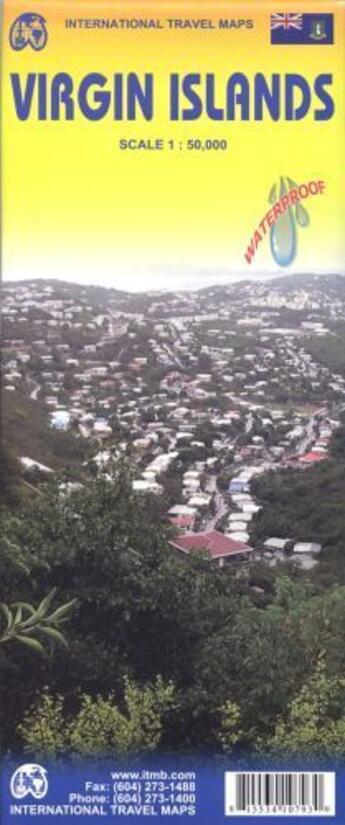 Couverture du livre « Virgin islands (anglais) » de  aux éditions Itm