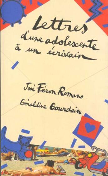 Couverture du livre « Lettres D'Une Adolescente A Un Ecrivain » de Feron Romano-J+Gourd aux éditions Hachette