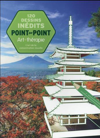 Couverture du livre « Art-thérapie : 120 dessins inédits point par point » de David Woodroffe aux éditions Hachette Pratique