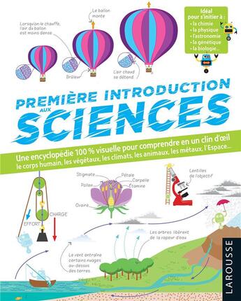 Couverture du livre « Première introduction aux sciences » de  aux éditions Larousse