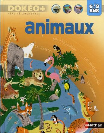 Couverture du livre « Animaux ; 6-9 ans » de  aux éditions Nathan