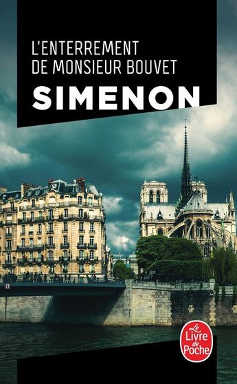 Couverture du livre « L'Enterrement de Monsieur Bouvet » de Georges Simenon aux éditions Le Livre De Poche