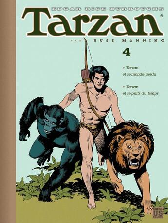 Couverture du livre « Tarzan ; archives Tome 4 : au coeur de la terre » de Hvam et Russ Manning et Dubois aux éditions Soleil