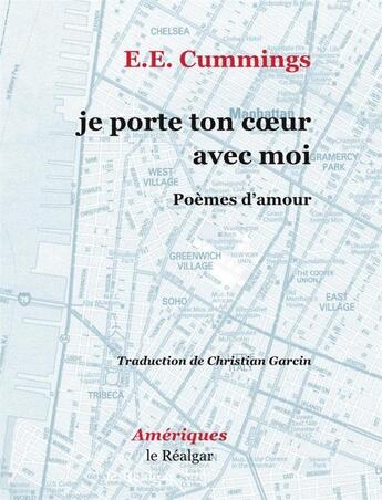 Couverture du livre « Je porte ton coeur avec moi » de Cummings aux éditions Le Realgar