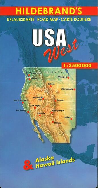 Couverture du livre « USA ouest » de  aux éditions Hildebrand