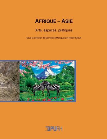 Couverture du livre « Afrique, asie - arts, espaces, pratiques » de Dominique Malaquais aux éditions Pu De Rouen