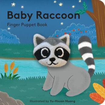 Couverture du livre « BABY RACCOON - FINGER PUPPET BOOK » de Yu-Hsuan Huang aux éditions Chronicle Books