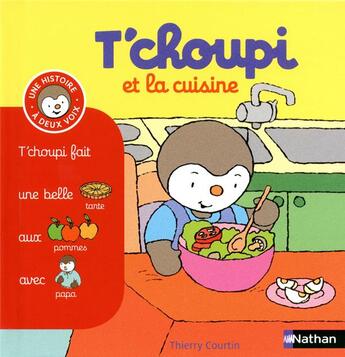 Couverture du livre « T'Choupi et la cuisine » de Thierry Courtin aux éditions Nathan