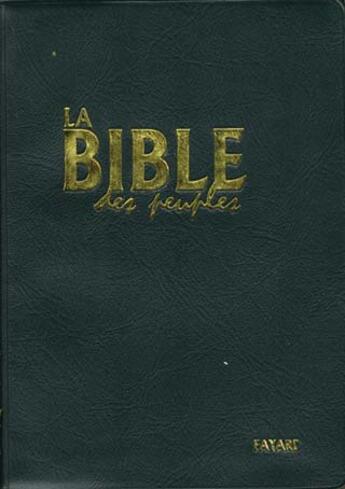 Couverture du livre « La bible des peuples (format poche) » de  aux éditions Jubile