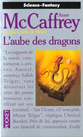 Couverture du livre « Pern T.8 L'Aube Des Dragons » de Anne Mccaffrey aux éditions Pocket