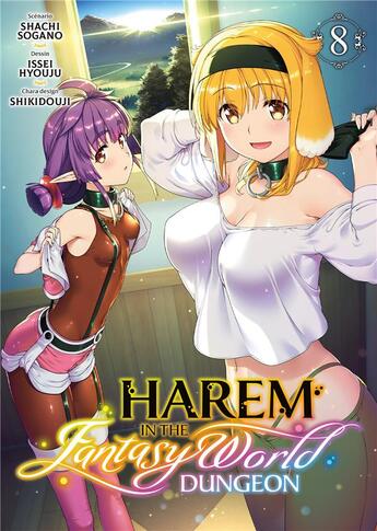 Couverture du livre « Harem in the fantasy world dungeon Tome 8 » de Shachi Sogano et Issei Hyouju aux éditions Meian