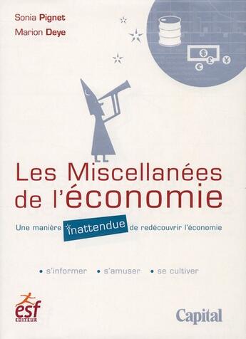 Couverture du livre « Les miscellanees d economie » de Deye/Pignet aux éditions Esf Prisma