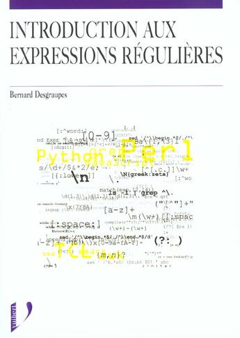 Couverture du livre « Introduction aux expressions regulieres » de Desgraupes aux éditions Vuibert