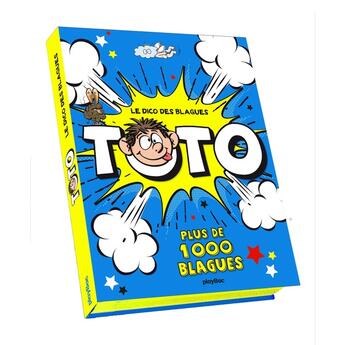 Couverture du livre « Le dico des blagues toto - plus de 1000 blagues » de  aux éditions Play Bac