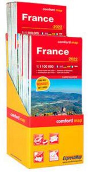 Couverture du livre « Display 12+1 france 2022 1/1m1 » de  aux éditions Expressmap