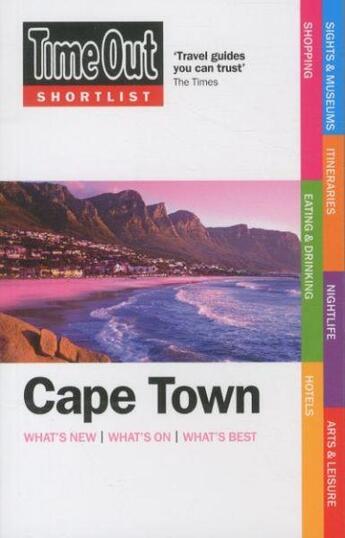 Couverture du livre « CAPE TOWN - 1ST EDITION » de  aux éditions Time Out