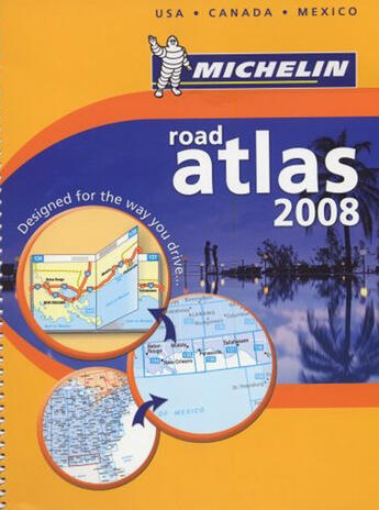 Couverture du livre « Road atlas ; USA, Canada, Mexico (édition 2008) » de Collectif Michelin aux éditions Michelin