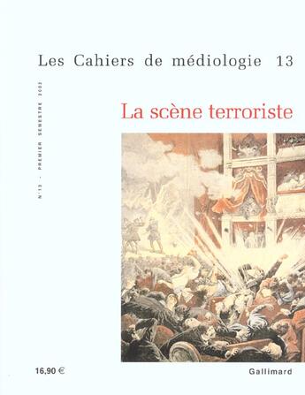 Couverture du livre « La scène terroriste » de  aux éditions Gallimard