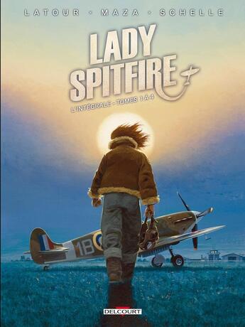 Couverture du livre « Lady Spitfire : Intégrale Tomes 1 à 4 » de Sebastien Latour et Maza aux éditions Delcourt