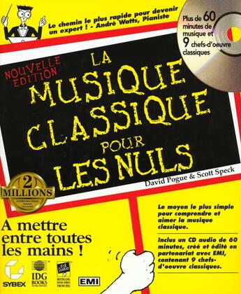 Couverture du livre « Musique Classique Pour Les Nuls » de Pogue David aux éditions Sybex