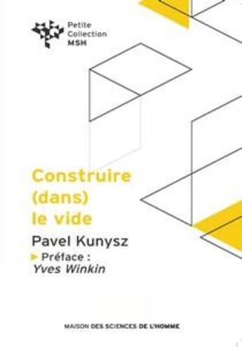 Couverture du livre « Construire (dans) le vide - les architectes face aux imaginaires de la friche de baviere » de Kunysz/Winkin aux éditions Pulg