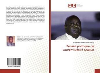 Couverture du livre « Pensee politique de laurent desire kabila » de  aux éditions Editions Universitaires Europeennes