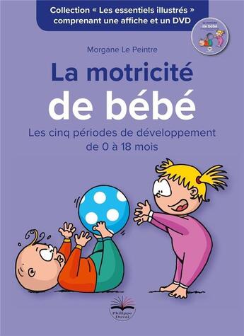 Couverture du livre « La motricite de bebe » de Peintre Le Morgane aux éditions Philippe Duval