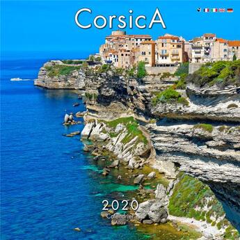 Couverture du livre « CorsicA ; calendrier atlas 2020 » de  aux éditions Clementine