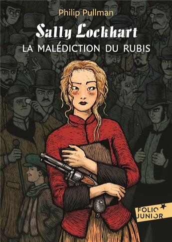 Couverture du livre « Sally lockhart ; la malédiction du rubis » de Philip Pullman aux éditions Gallimard-jeunesse